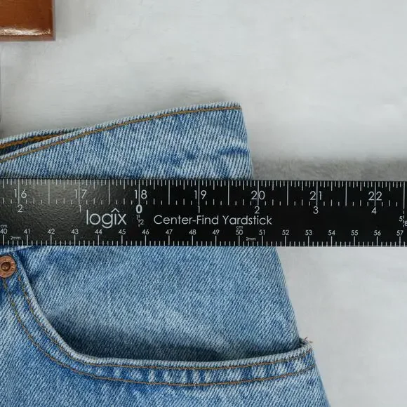 Vintage 90s Levi 550 Jeans Womens 22W High Rise Mom Denim Relaxed Tapered Leg